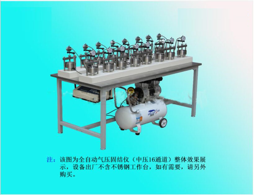 GZQ-1型十六聯(lián)全自動(dòng)氣壓固結(jié)儀（高、中壓）